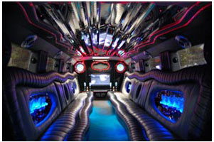 interior hummer limo for sweet 16